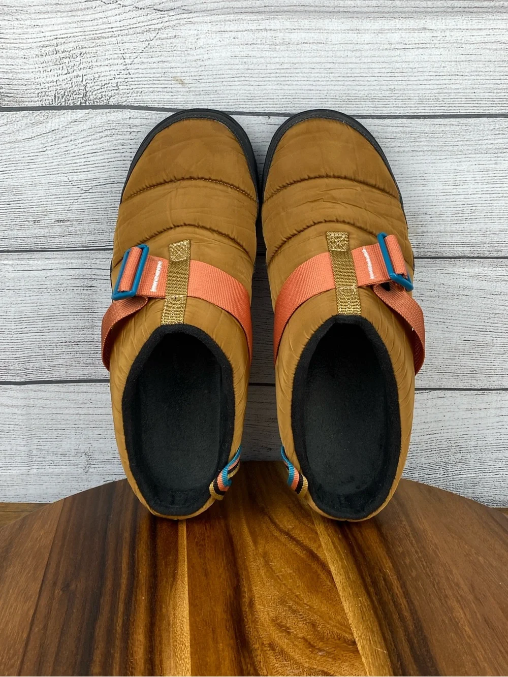 Chaco Ramble Puff Clog Retro Camel Brown Cozy Slip On Shoe Men’s Size 12